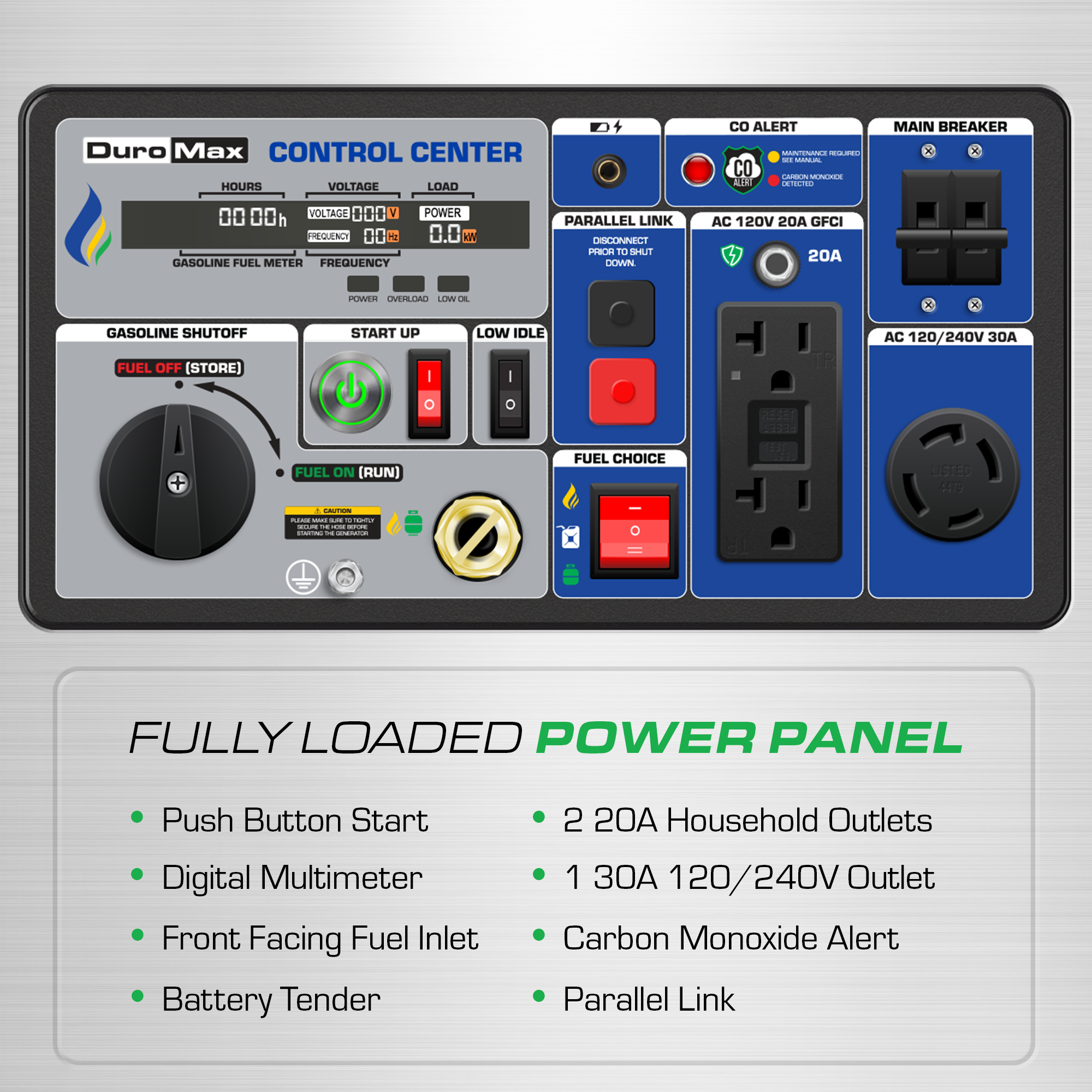 DuroMax XP7000iHT tri fuel inverter generator