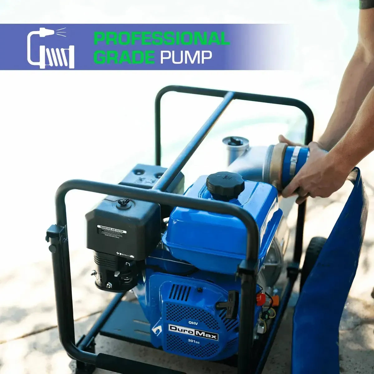 423 GPM 4" Dual Fuel Engine Portable Water Pump-5