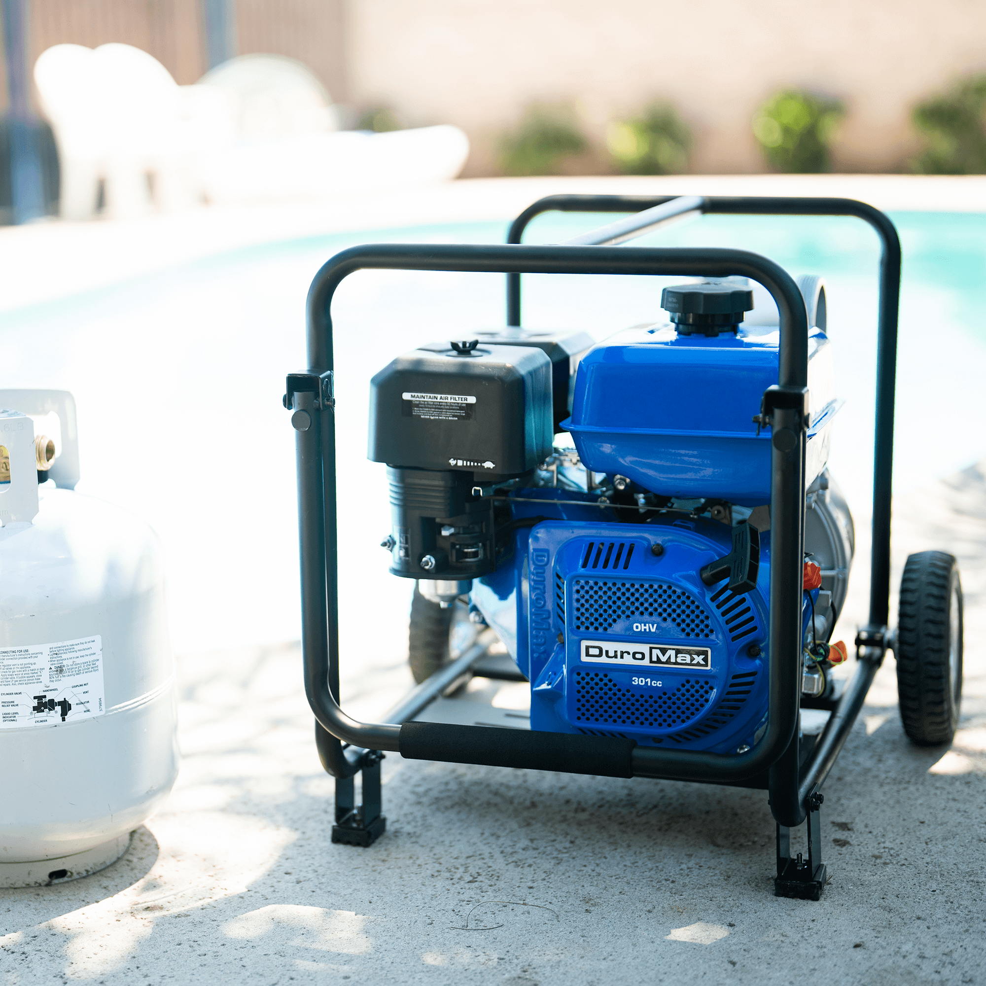 423 GPM 4" Dual Fuel Engine Portable Water Pump