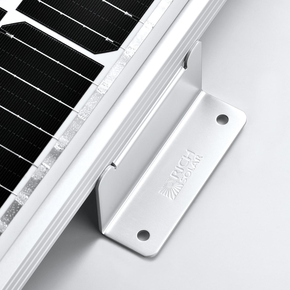 Z-Brackets | Mounting Hardware Z-Brackets with Screws | Designed for RICH SOLAR MEGA Series Solar Panels | Easy to Install-17