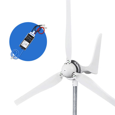 Automaxx 1500W Windmill Turbine Generator Kit displaying its manual stop switch