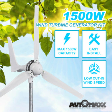 Automaxx 1500W Windmill Turbine Generator Kit featuring its main key product features