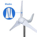 Automaxx Home & Land 400W Windmill Turbine Generator Kit displaying it propeller blades