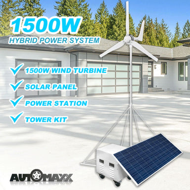 Automaxx 1500W Hybrid Power System featuring its main key product features