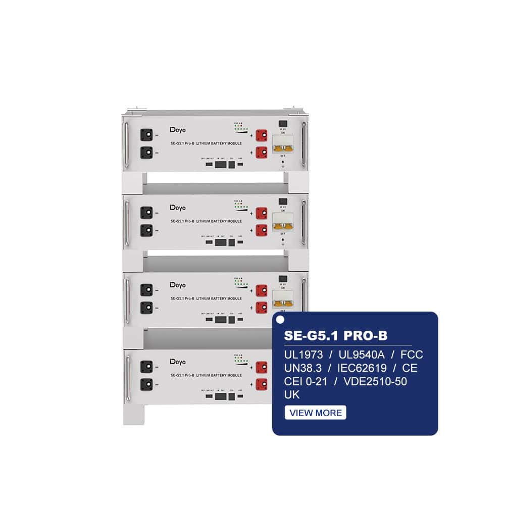 Deye ESS Lithium Battery Rack System 48 Volt 5.12kWh
