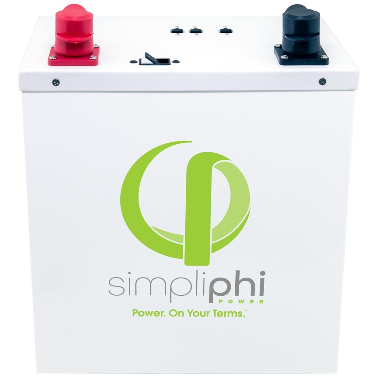Simpliphi 48 Volt 3.8kWh Lithium Battery, Integrated BMS Communications w/Sol-Ark-1