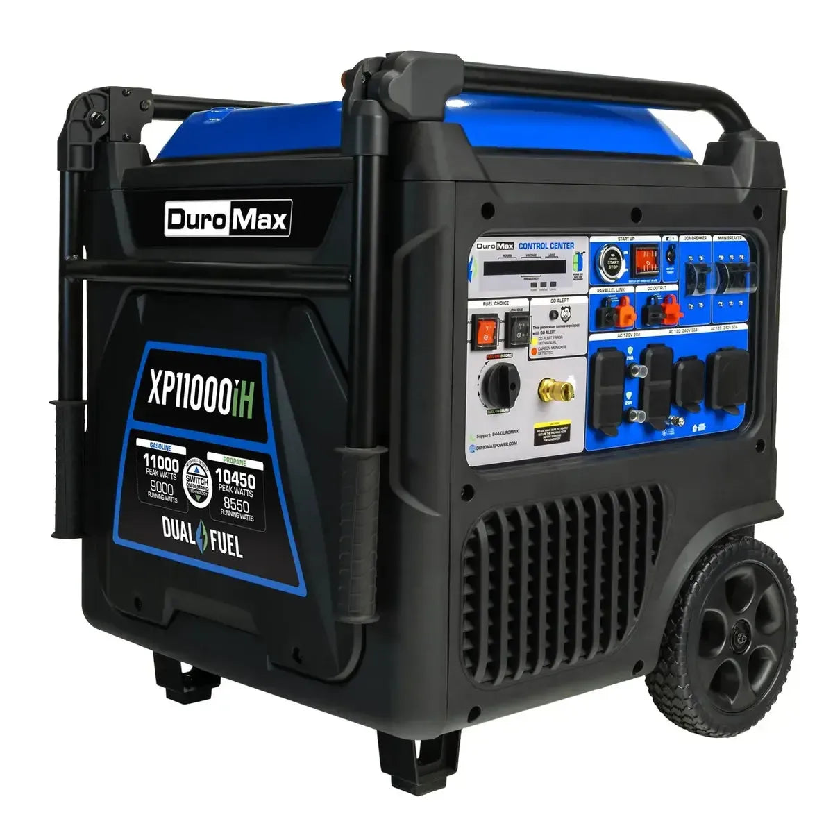 DuroMax XP11000iH Watt Portable Dual Fuel Inverter Generator-1