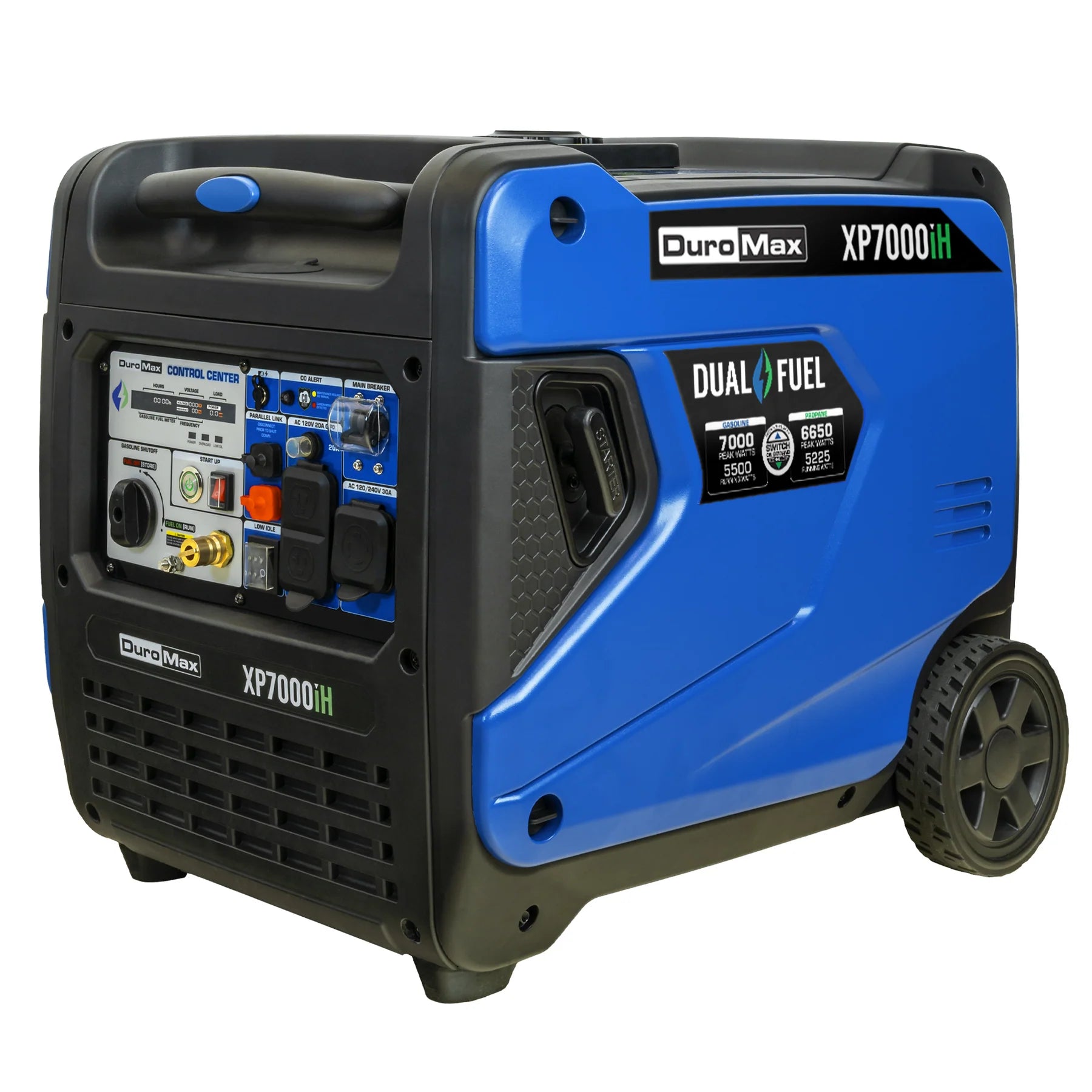 DuroMax XP7000iH 7,000 Watt Portable Dual Fuel Inverter Generator