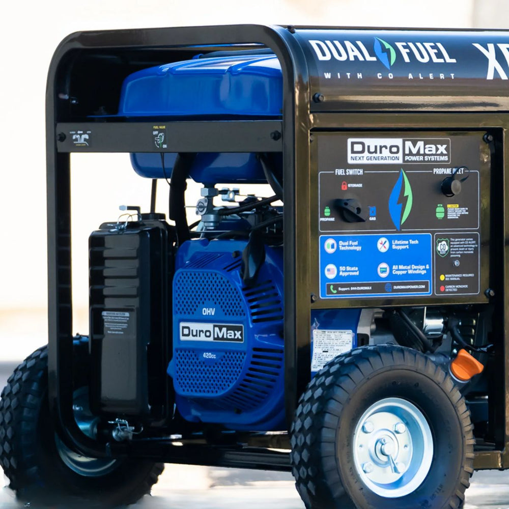 DuroMax XO10000DX  with its DuroMax portable engine