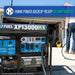 DuroMax XP13000HX displaying its 50amp outlet feature