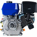 The back side of the DuroMax XP16HP 420cc small engine.