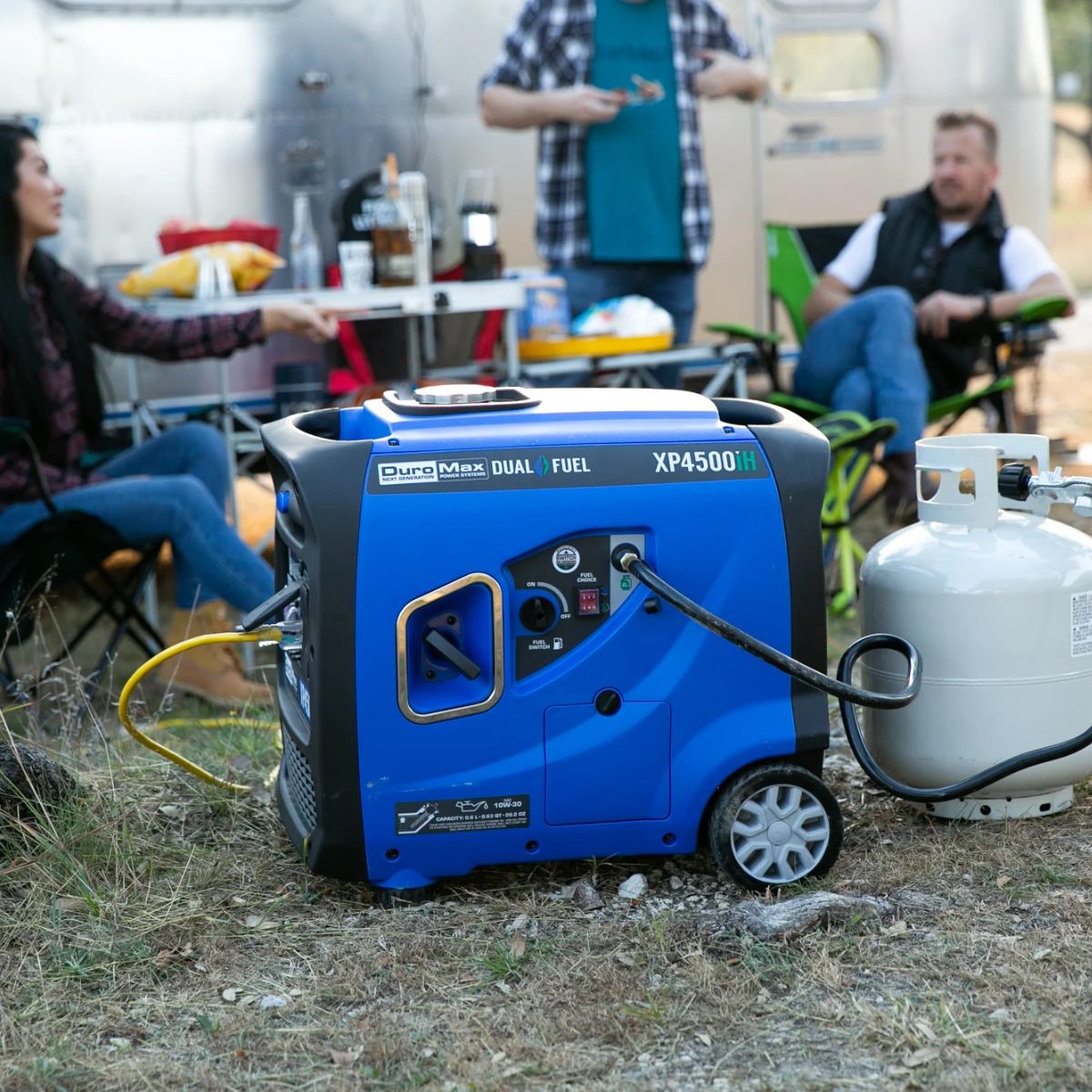 DuraMax XP4500iH powering outdoor campings for family gatherings