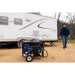 DuroMax XP7500X at the countryside powering the camping RV