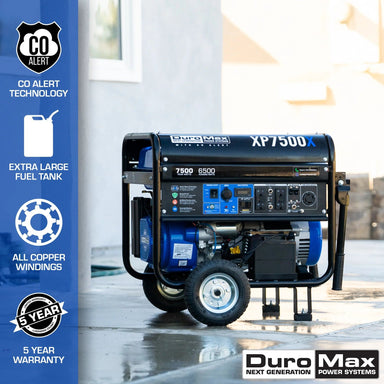 DuroMax XP7500X featuring its top rated unique features