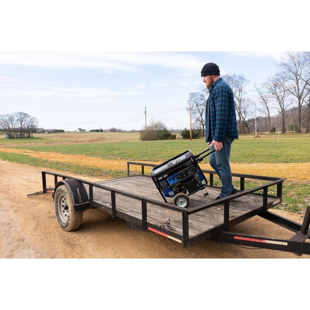 Loading the DuroMax XP7500X easily and with ease