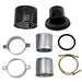 Items included in the Duramax XP904WP; strainers, hose connectors and clamps