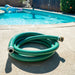 Slightly top view of DuroMax XPH220S Water Pump Hose at pool side