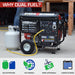 DuroStar DS12000EH Dual Fuel Portable Generator, emphasizing the benefits of dual fuel capability in high-quality generators.