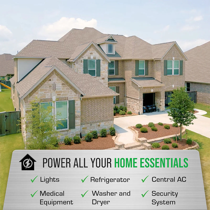 DuroMax XP15000HX quality generator with CO alert promoting power for all home essentials.