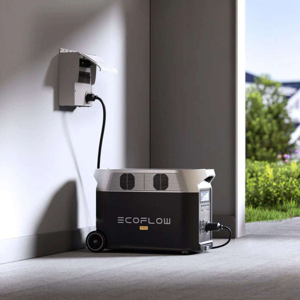 Chargibng DELTA Pro Portable Power Station using the power from utility grid