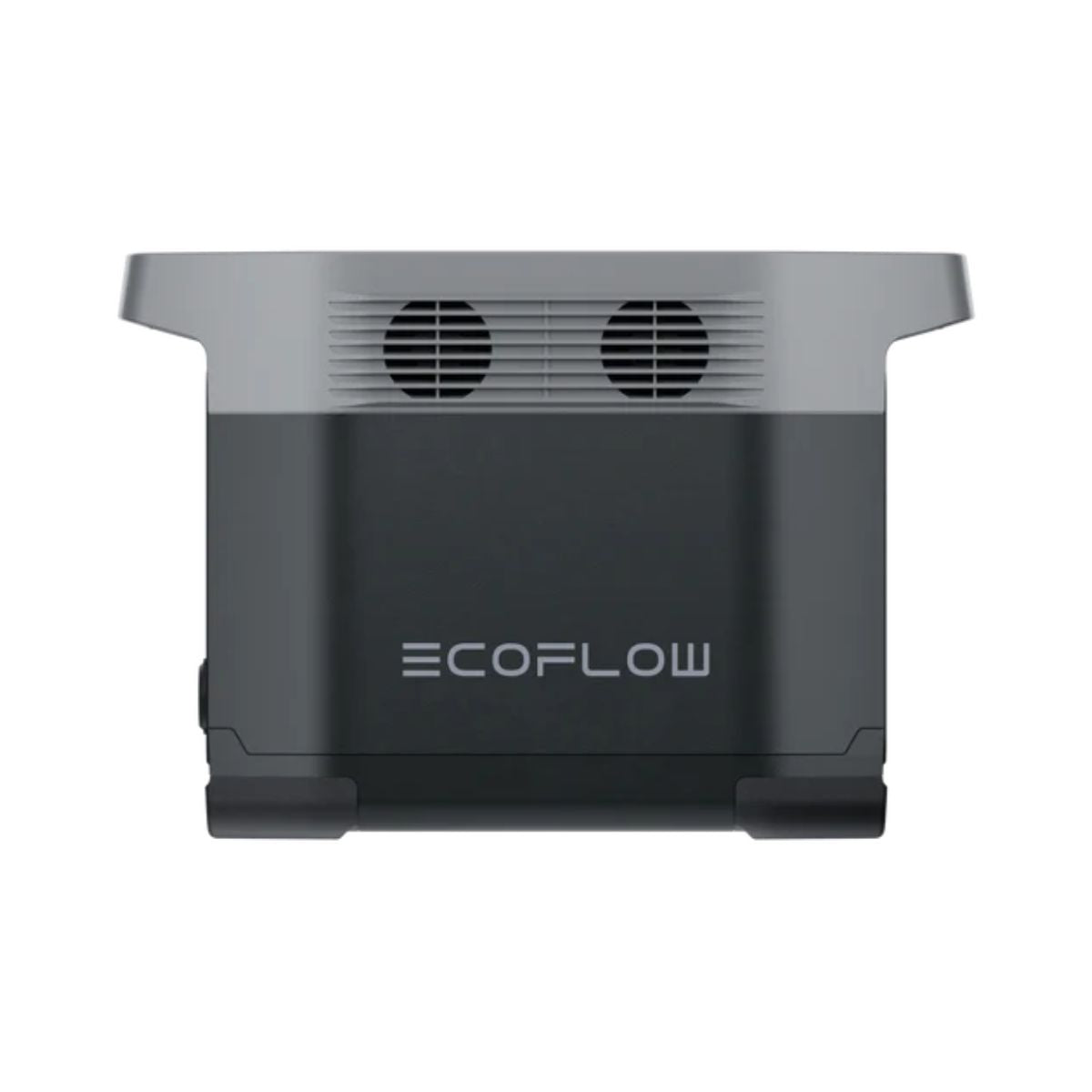 Side panel view of EcoFlow EFDELTA1300-AM DELTA 1300 Portable Power Station displaying its 2 fan air vents