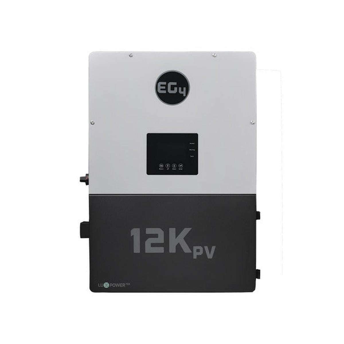 Solar inverter with 'EGY' branding on a white background
