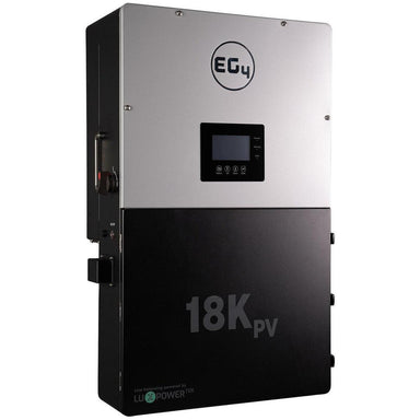 Solar inverter with 'EC4' branding and '18K PV' capacity on a white background