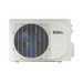 A white outdoor air conditioner or heat pump outdoor unit with a large front fan, metal grille, and 'EG4' branding on the side, shown against a plain white background.