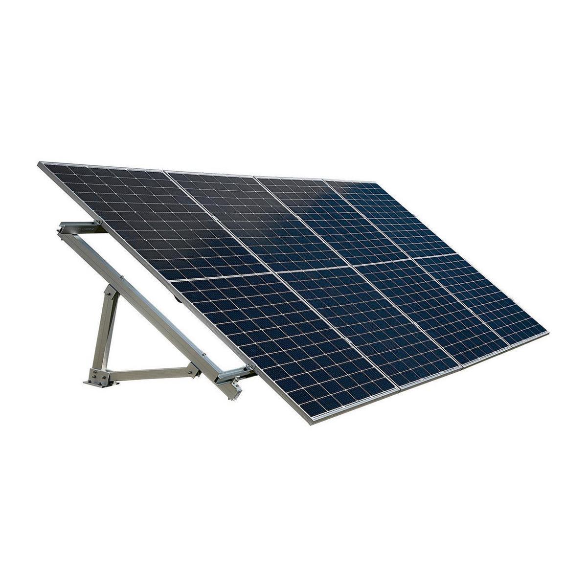 EG4 BrightMount Solar Panel Ground Mount Rack Kit | 3-4 Panel Ground Mount | Adjustable Angle-3