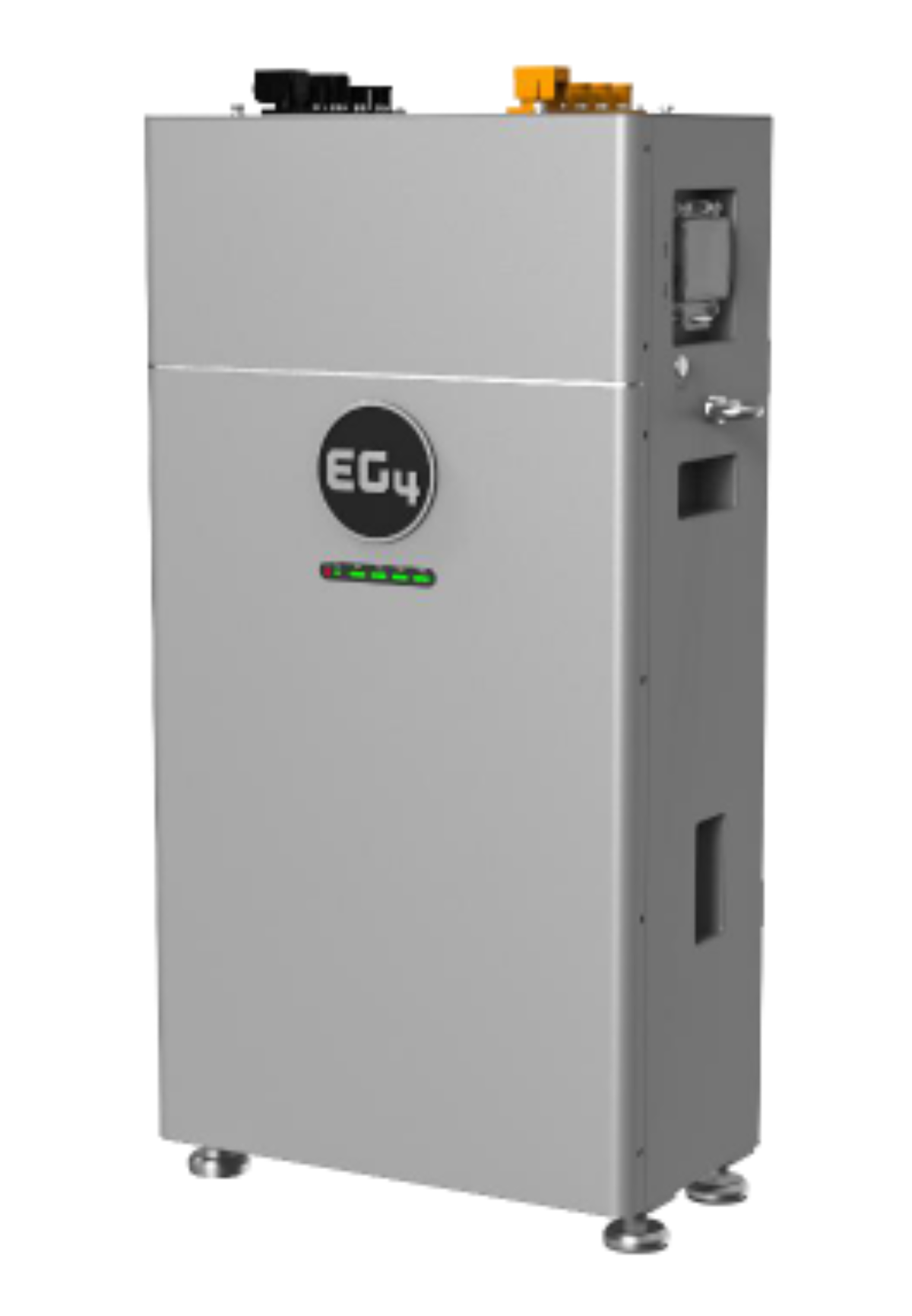 Industrial machine with EGU logo on a white background