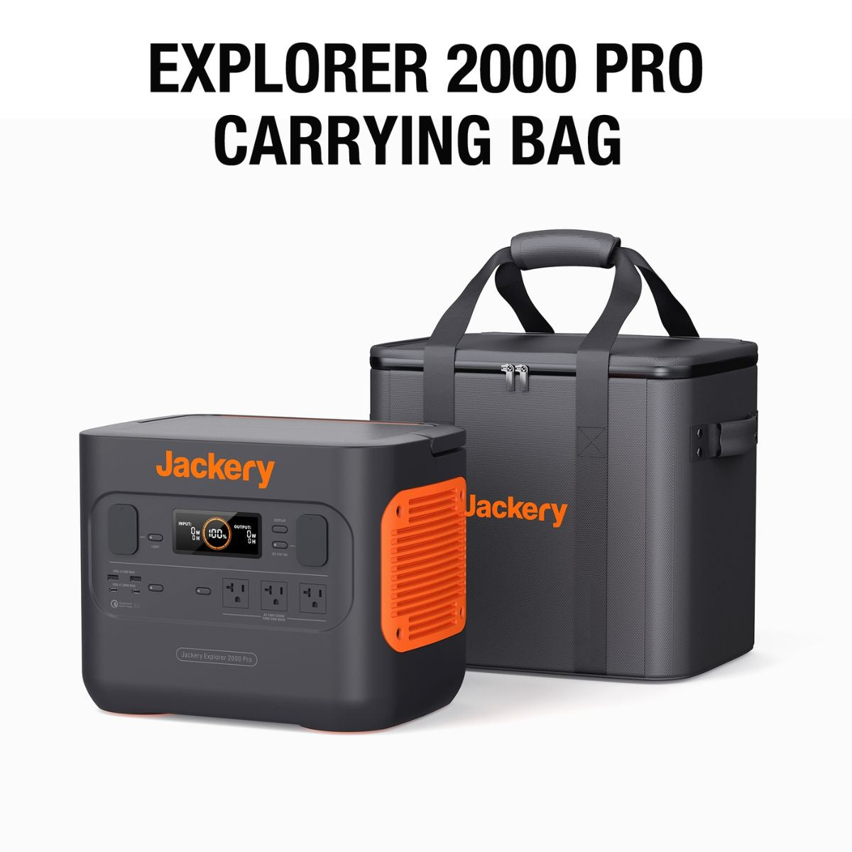 Jackery E2000 Pro Carrying Case Bag and Explorer 2000 Pro Portable Power Station