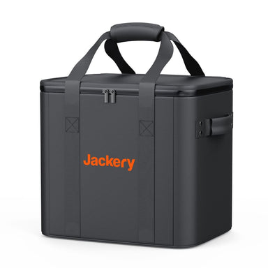 Jackery E2000 Pro Carrying Case Bag displaying its durable and lightweight build with all black color scheme