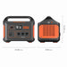 Jackery Explorer 1000 Portable Power Station displaying its overall product dimensions