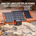 Recharging the Jackery Explorer 1000 Portable Power Station using 2 SolarSaga 100W panels