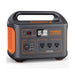 Jackery Explorer 880 Portable Power Station displaying its compact and durable build with its black and orange color scheme