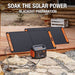 Jackery JS-100C SolarSaga 100W Solar Panel as a backup solar power generator