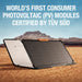 Jackery JS-80A SolarSaga 80W Solar Panel featuring its World's 1st consumer Photovoltaic (PV) Modules certified by TUV SUD