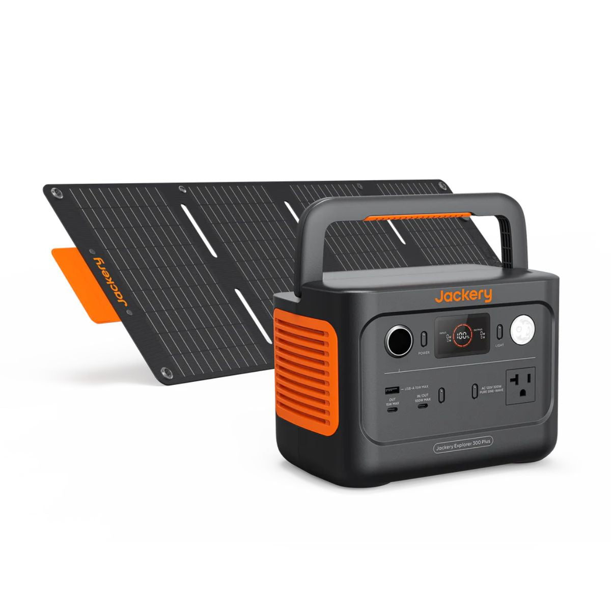 Jackery JSG-0304B Solar Generator 300 Plus with 40W SolarSaga solar panel