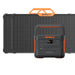 Jackery Solar Generator 1000 Pro displaying its components: the Explorer 1000 Pro Portable Power Station and 2 x SolarSaga 80W Solar Panel Combo