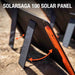 Jackery JS-100C SolarSaga 100W Solar Panel displaying its easy kick-stand setup