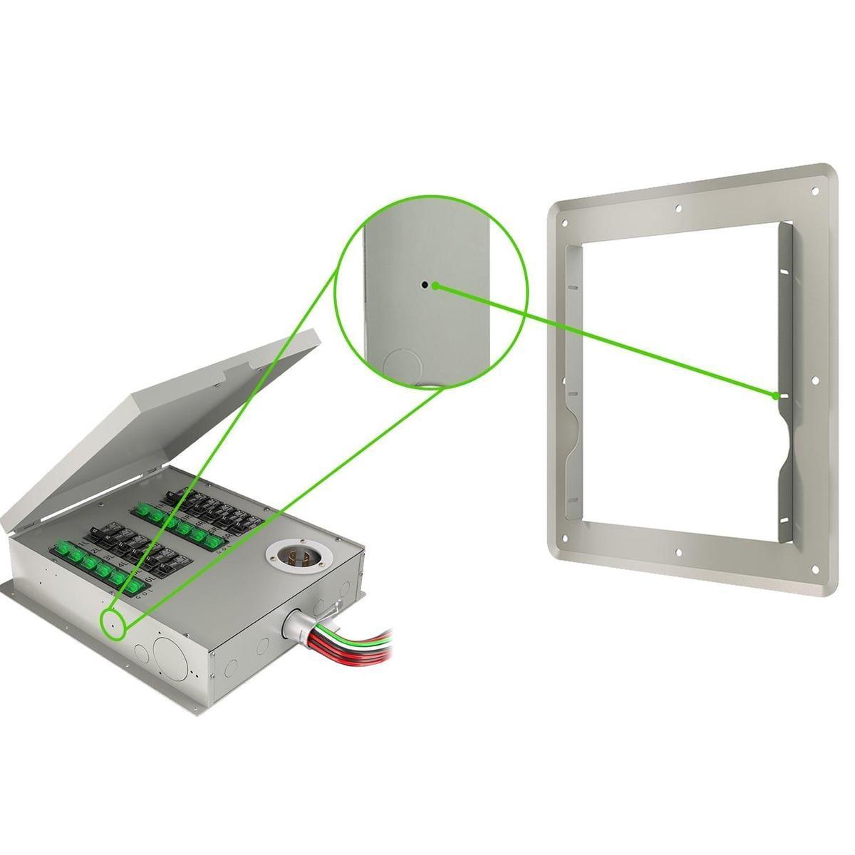 Nature's Generator 12-Circuit Power Transfer Switch Flush Mount-1