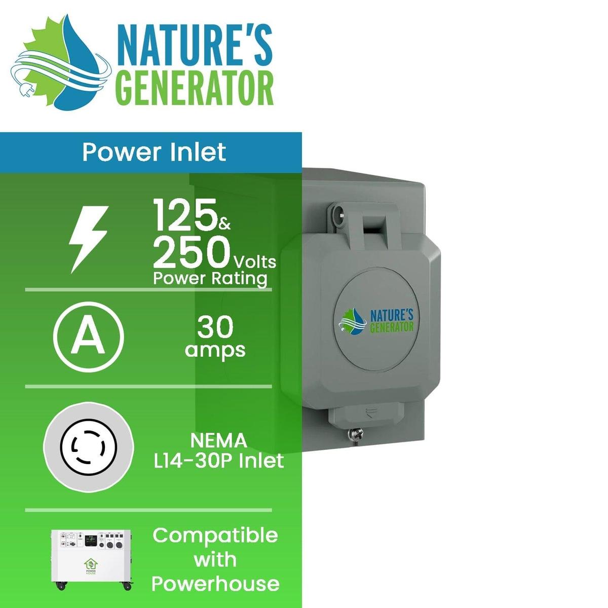 Nature's Generator 30A Power Inlet Box-1