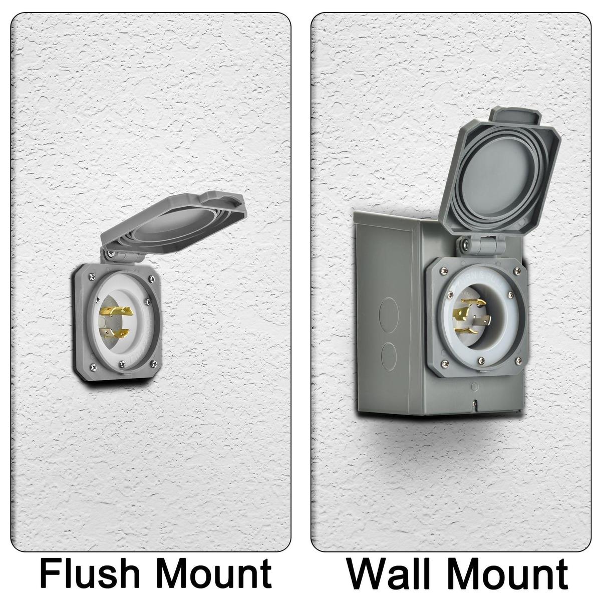 Nature's Generator 30A Power Inlet Box-6