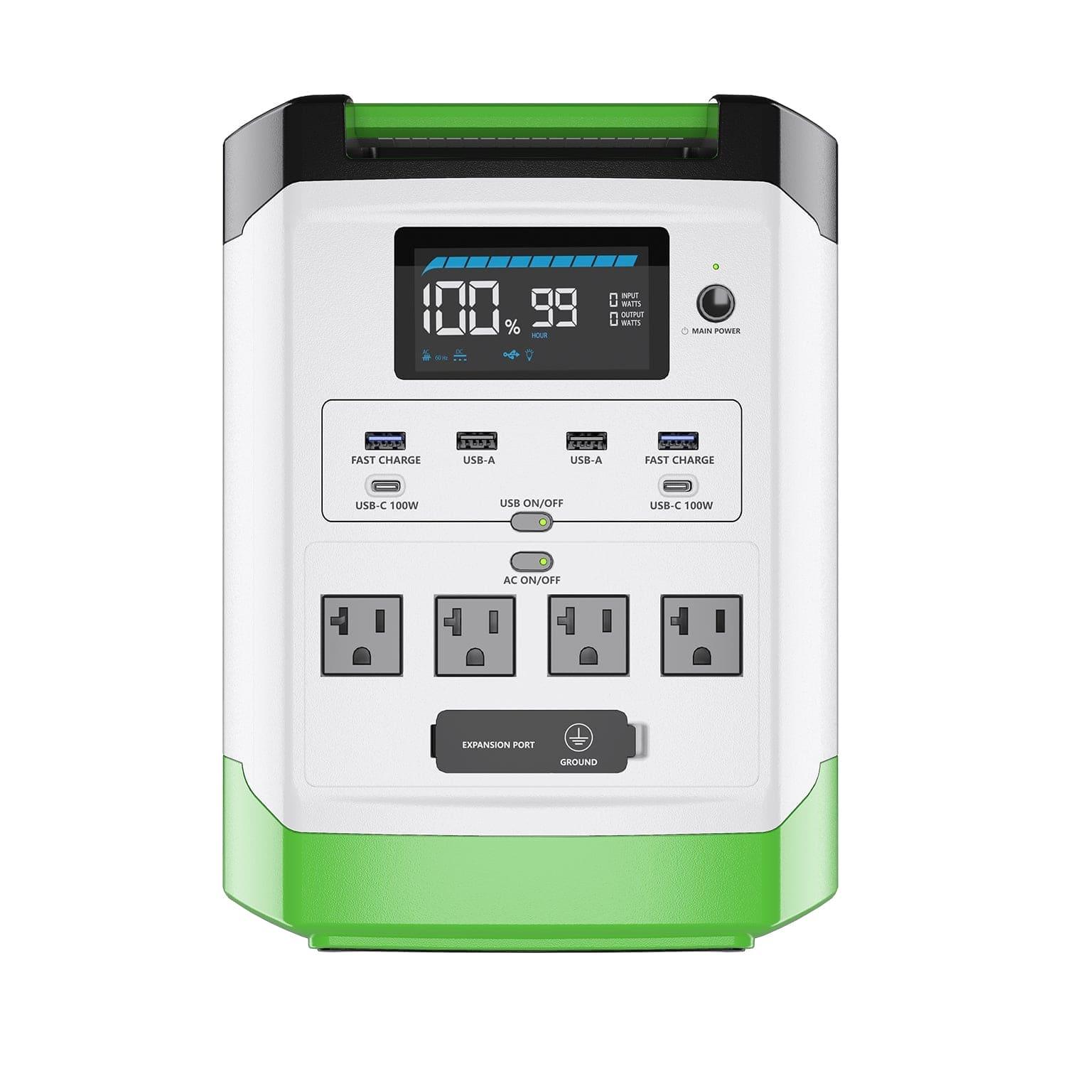 Nature's Generator Lithium 1800 Solar Generator and Transfer Switch