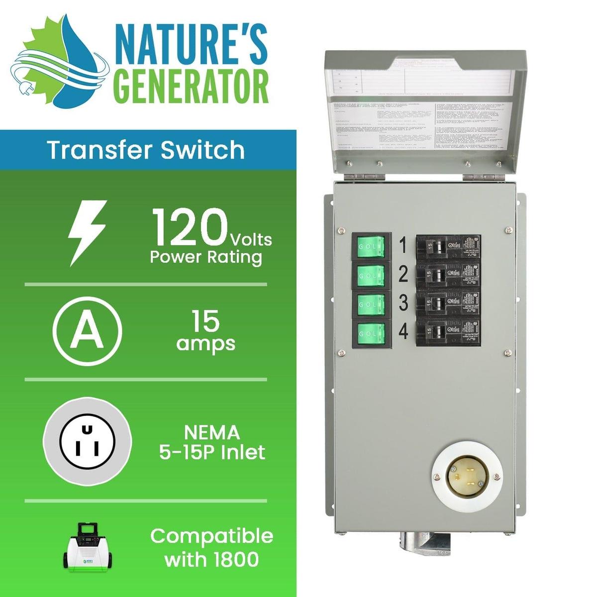 Nature's Generator Power Transfer Switch Kit-2