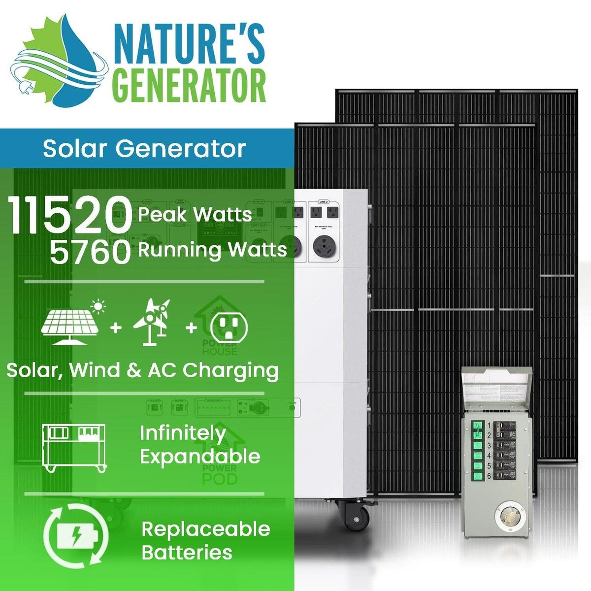 Nature's Generator Powerhouse Platinum PE System-1