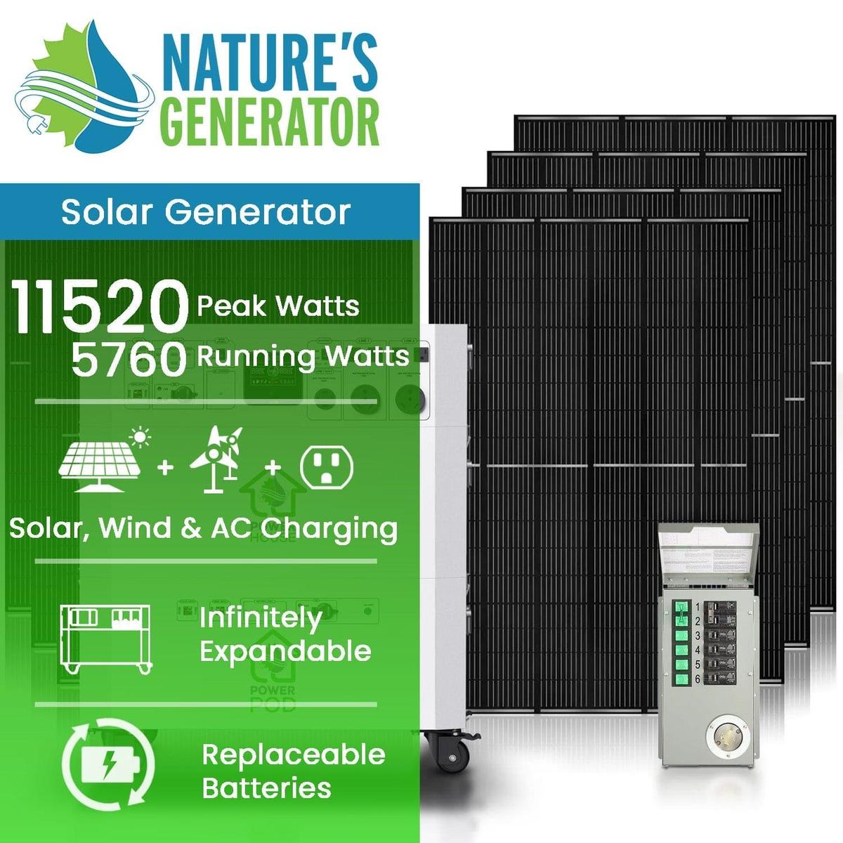 Nature's Generator Powerhouse Platinum Plus PE System-1