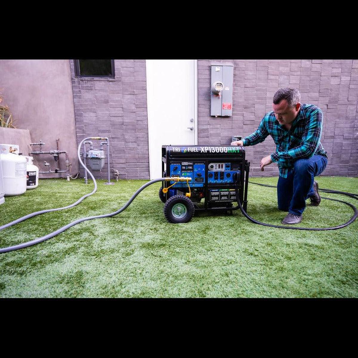 xp13000hxt being tended to by a man with an emergency