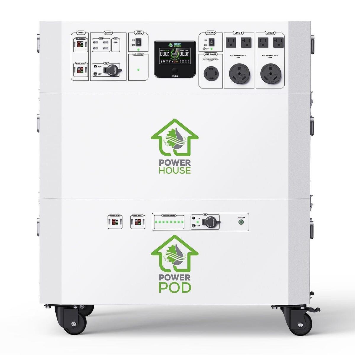 Refurbished - Nature's Generator Powerhouse + Power Pod-3