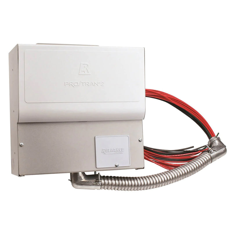 Reliance 310CRK transfer switch kit with power inlet box, a comprehensive set for safe generator power transition.